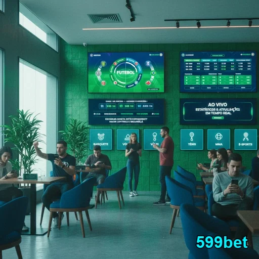 Ilustração de Aproveite Odds Altas com 599bet em Apostas Esportivas