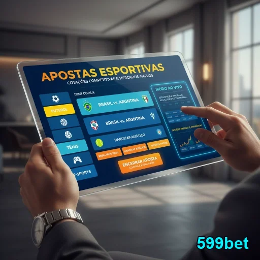 Ilustração de Explore o cassino online 599bet com serviços VIP e slots